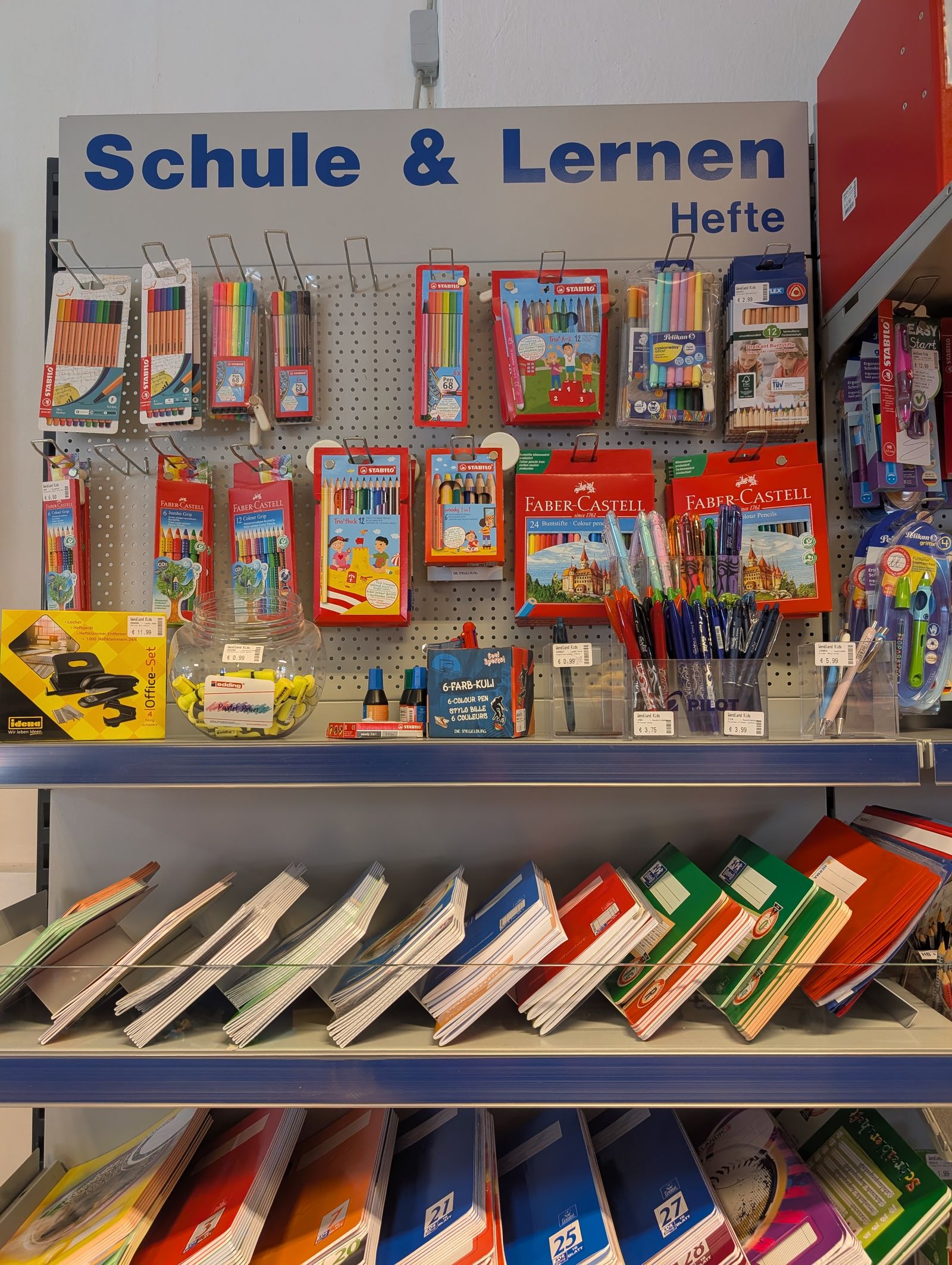 Schreibwaren Sortiment